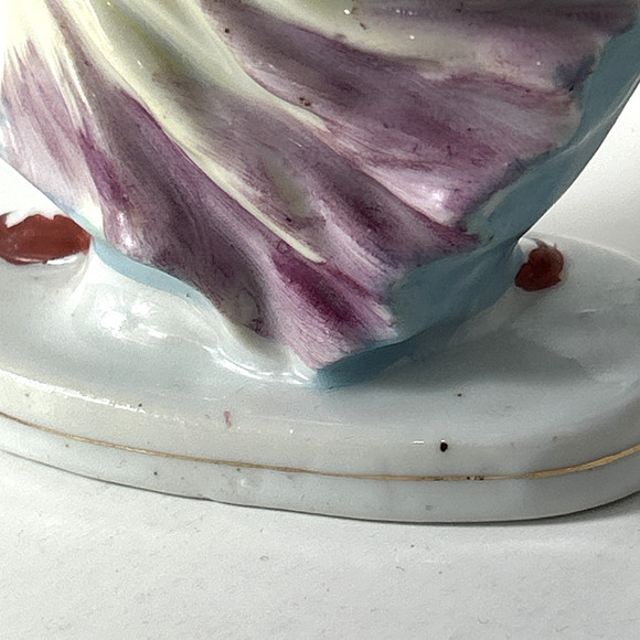 2 Vintage Dancing Lady Occupied Japan Figurine 6" Ceramic Statue 1940s Rare - Picture 11 of 13